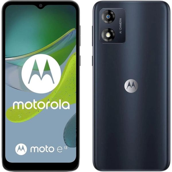 Мобильный телефон Motorola E13 2023 Android 2/64 Гб черный PAXT0023SE